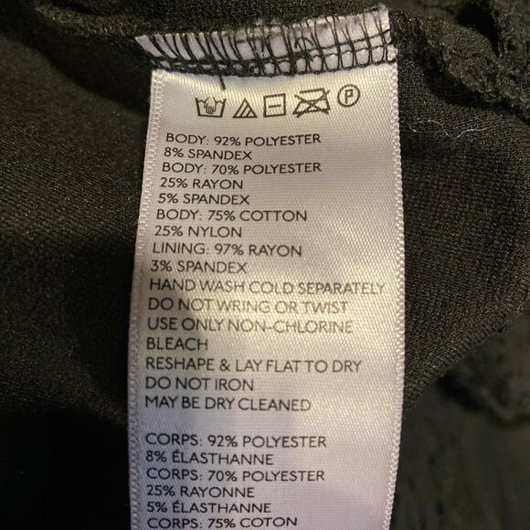 Ecote Cocktail Mini Little Black Dress Size Small Velour Lace Panels Sexy Fitted - Picture 4 of 4